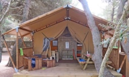 Location - Tente Lodge Safari ** (2 Chambres Sans Sanitaires) - YELLOH! VILLAGE - LES BALEARES SON BOU