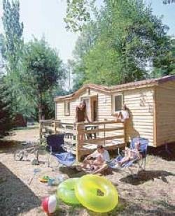 Huuraccommodatie(s) - Stacaravan Confort+ Missouri En Bois 32M² +Terrasse - Camping LES GRANGES