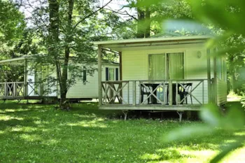 Huuraccommodatie(s) - Stacaravan Confort Safari 21 M² - Camping LES GRANGES