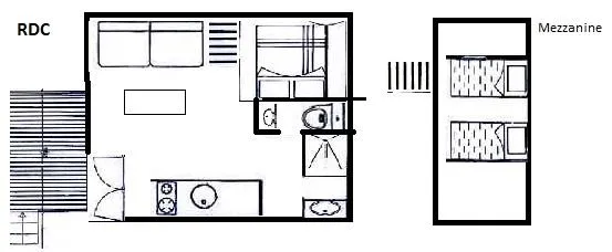 Chalet - 25 M² - 2 Chambres + Terrasse