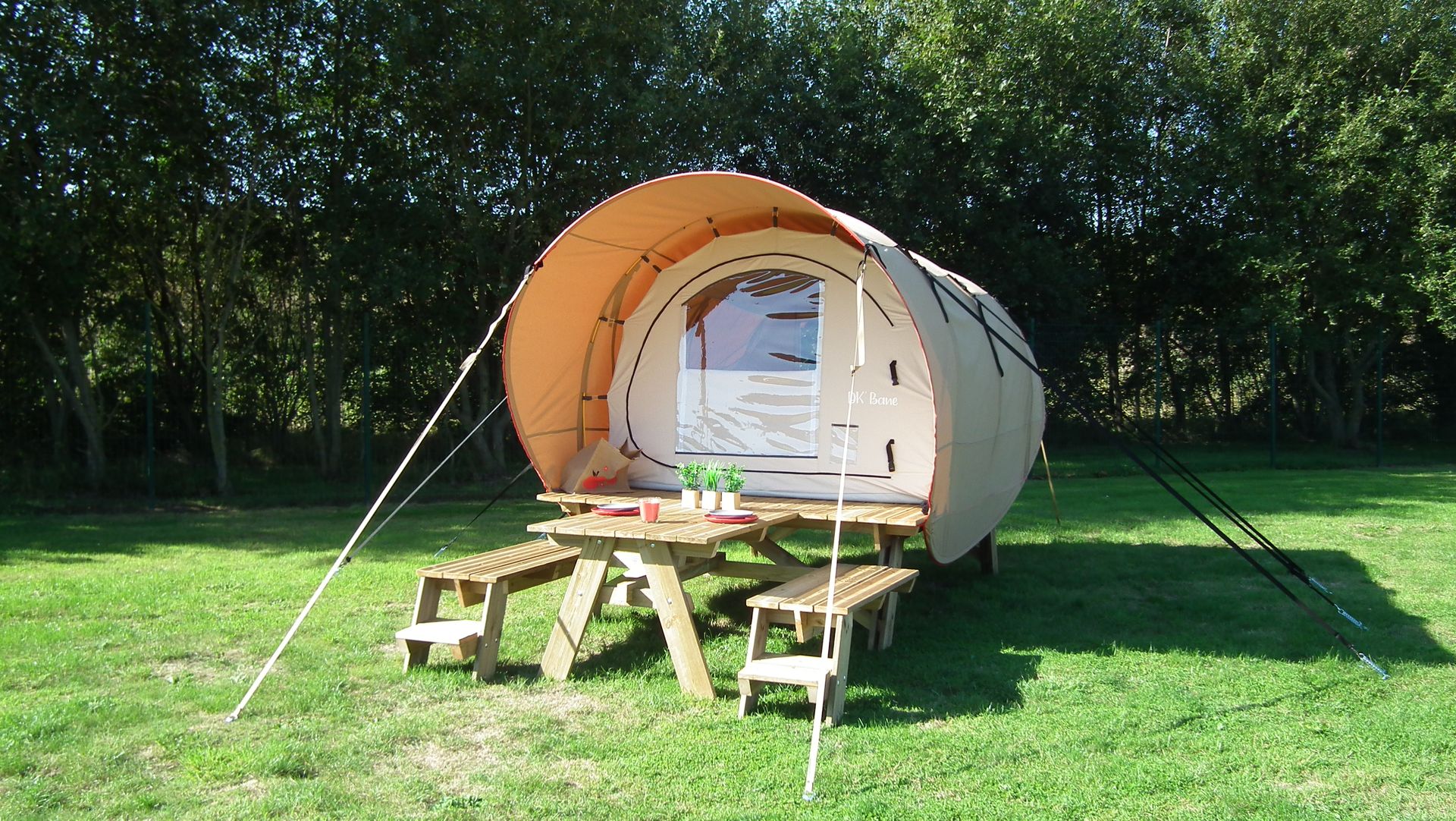 Accommodation - Hébergement Insolite - Tente Bivouac Dk'bane  1 Ou 2 Personnes - Camping LES GRANGES