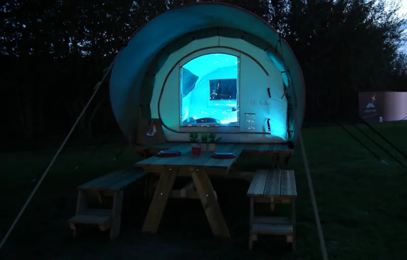 Hébergement Insolite - Tente Toilée - 4M²