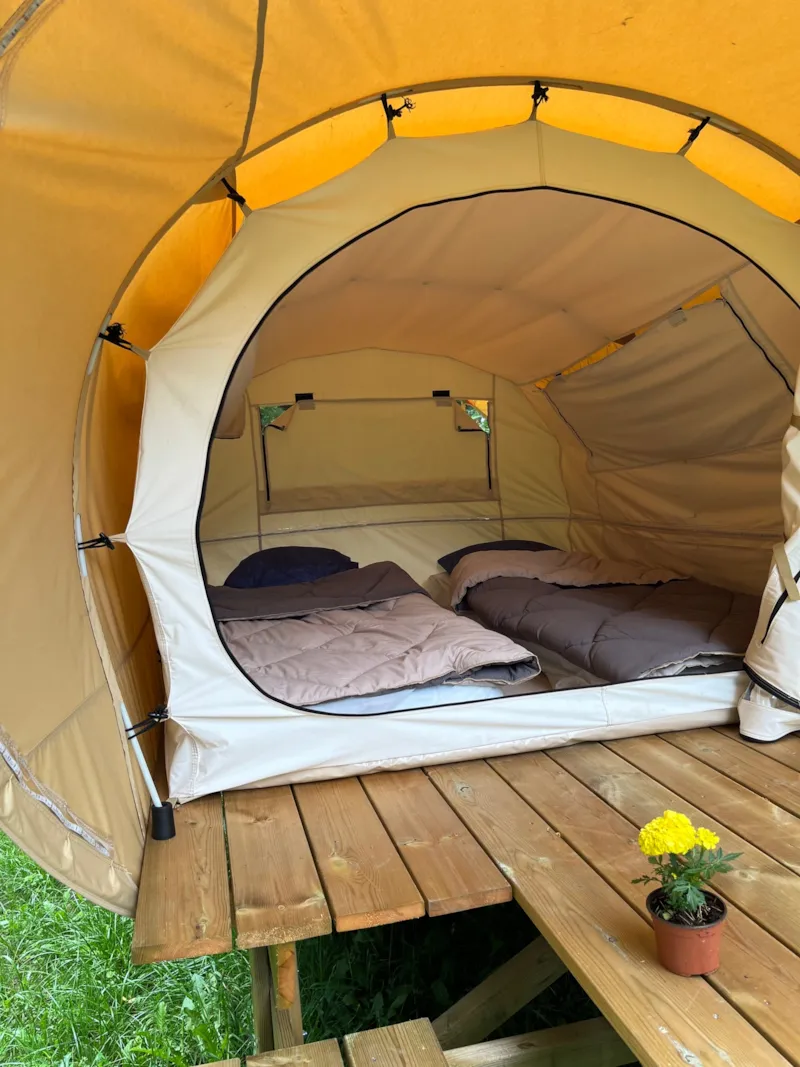 Hébergement Insolite - Tente Toilée - 4M²