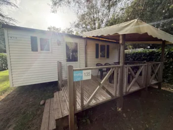 Accommodation - Mobil Home Comfort O'hara - 24 M² - 2 Bedrooms + Covered Terrace - Camping LES GRANGES