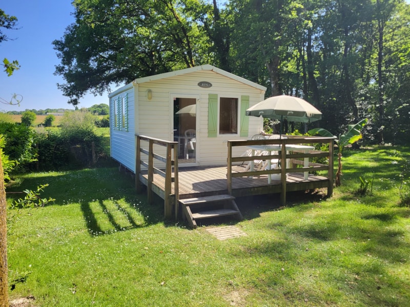 Stacaravan - 18 m² - 1 slaapkamer (voor een stel)