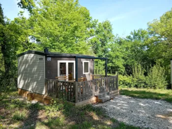 Location - Mobil-Home Standard 22M² - 1 Chambre + Terrasse Semi-Couverte 12M² - - Flower Camping La Forêt