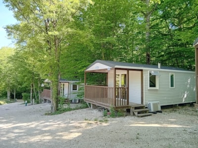 Mobil-Home Confort 25m² - 2 bedrooms + covered terrace + TV + Clim - — 1