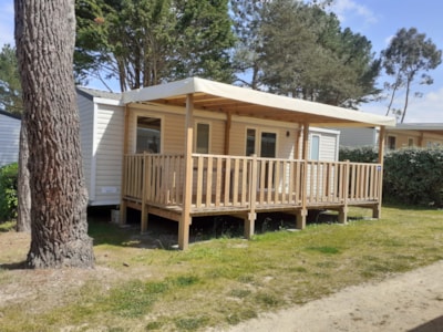 New Mobil-Home Premium - 32m²(3 bedrooms-6pers.) + Terrace + TV + Air conditioning — 1