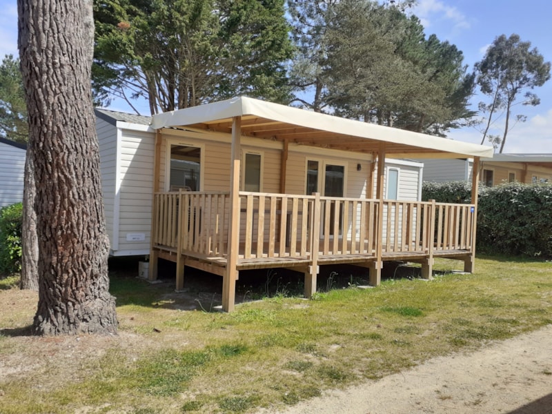 New Mobil-Home Premium - 32m²(3 ch-6pers.) + Terrasse + TV + Clim