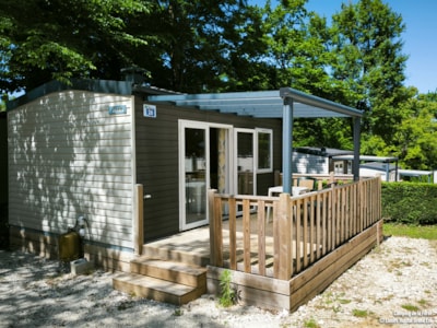 Mobile Home Comfort 22m² - 1 bedroom + 12m² semi-covered terrace + TV + Air conditioning - — 1