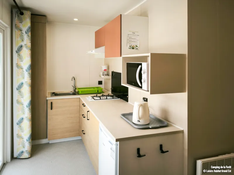 Mobil-Home Confort 22M² - 1 Chambre + Terrasse Semi-Couverte 12M² + Tv + Clim -