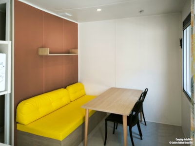 Mobile Home Comfort 22m² - 1 bedroom + 12m² semi-covered terrace + TV + Air conditioning - — 3