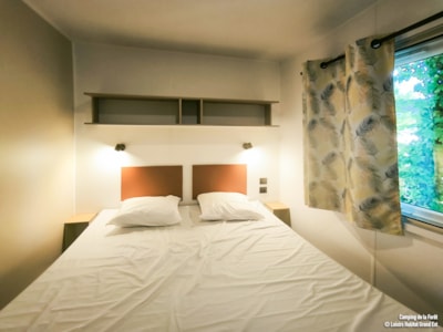 Mobile Home Comfort 22m² - 1 bedroom + 12m² semi-covered terrace + TV + Air conditioning - — 4