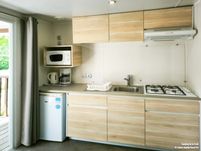 Mobil-Home Confort 25m² - 2 bedrooms + covered terrace + TV + Clim - — 3