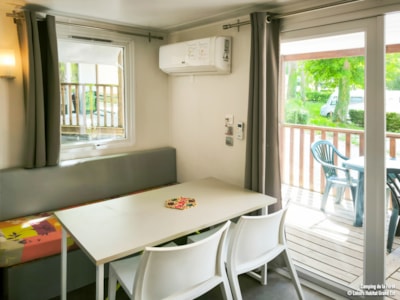 Mobil-Home Confort 25m² - 2 bedrooms + covered terrace + TV + Clim - — 4