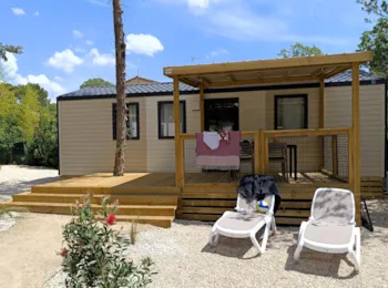 Mietunterkunft - Mobilheim Sunêlia Luxe  Van Gogh 2 Zimmer - 2 Badezimmer - Sunêlia Mas de Nicolas