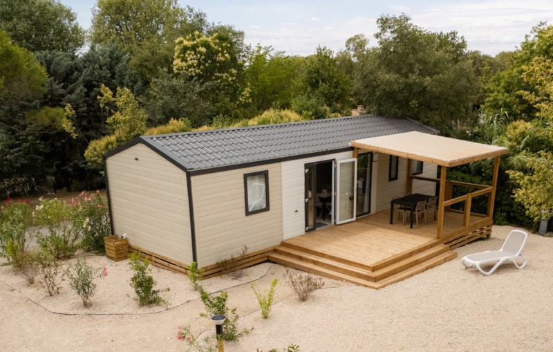 Stacaravan Sunêlia Luxe Saint Remy  3 slaapkamers - 2 badkamers