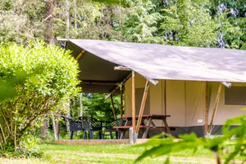 Location - Safari Lodge Avec Sanitaires - Camping La Bûcherie
