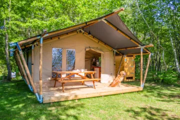 Huuraccommodatie(s) - Safari Lodge With Dry Toilets - Camping La Bûcherie