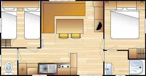 Mobil-Home Primeo M 27M² / 2 Chambres - Terrasse Couverte