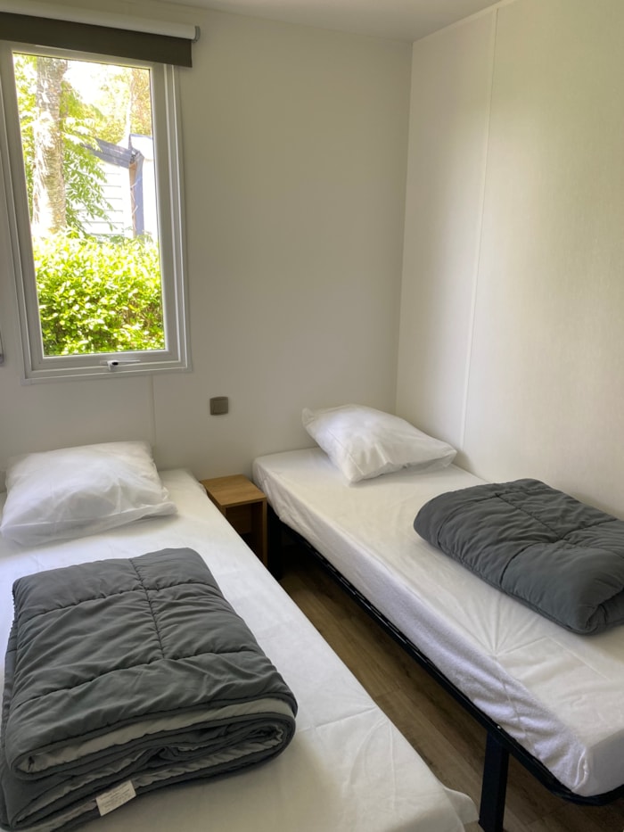 Mobilhome Confort 35M² (3 Chambres) Avec Terrasse Couverte + Tv