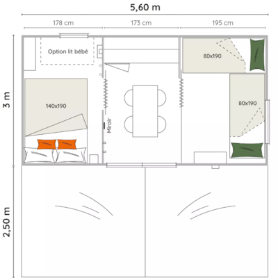 Coco Sweet 2 Bedrooms - without toilet blocks — 6