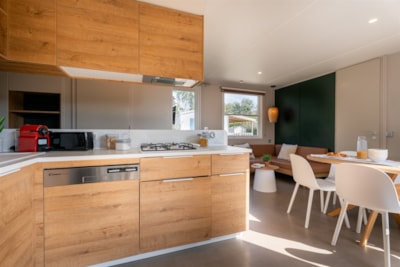 Mobilhome SPA Côté Jardin VIP 3 Bedrooms & 2 Bathrooms - TV + Dishwasher — 4