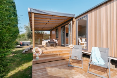 Mobilhome SPA Côté Jardin VIP 3 Bedrooms & 2 Bathrooms - TV + Dishwasher — 6
