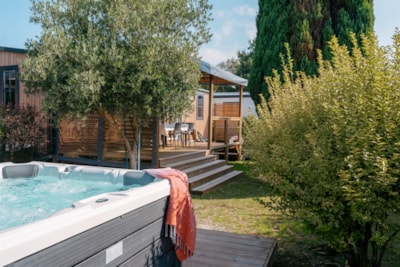 Mobilhome SPA Côté Jardin VIP 3 Bedrooms & 2 Bathrooms - TV + Dishwasher — 1