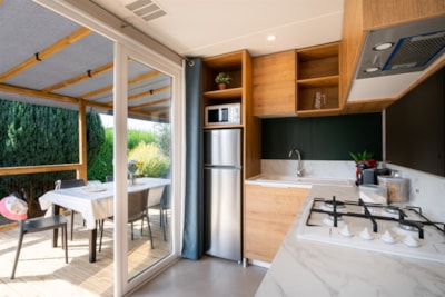 Mobilhome Côté Jardin VIP 3 Bedrooms & 2 Bathrooms - TV + Dishwasher — 2