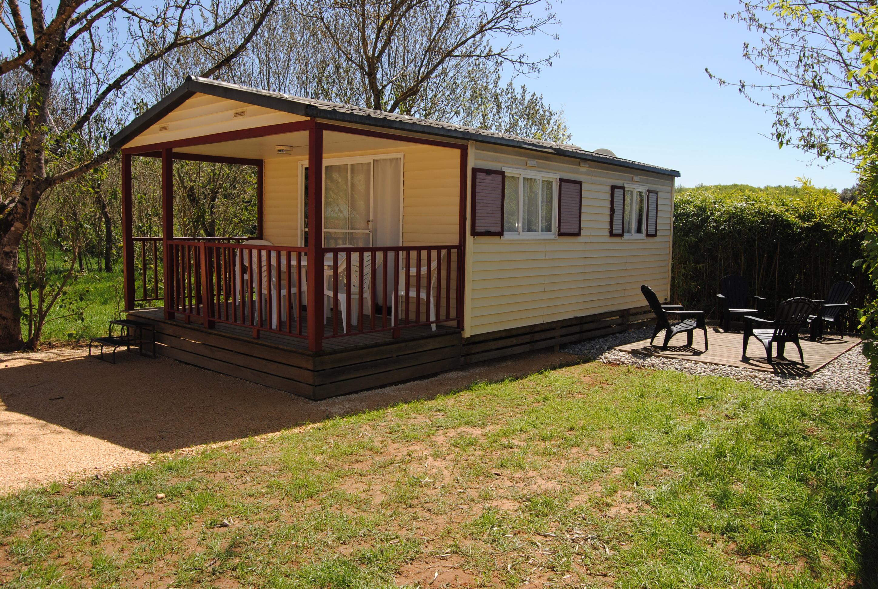 Accommodation - Mobile-Home 1 Bedroom - Camping à la ferme les Pierres Chaudes