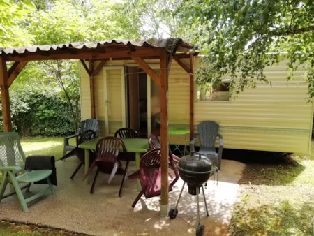 Accommodation - Mobile-Home 2 Bedrooms Without Toilet Blocks - Camping à la ferme les Pierres Chaudes