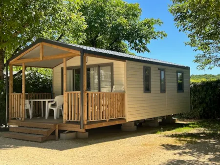 Huuraccommodatie(s) - Stacaravan 1 Slaapkamer - Camping à la ferme les Pierres Chaudes