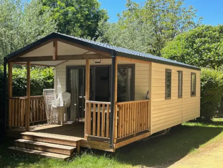 Location - Mobilhome 2 Avec Sanitaire N° 3 :  4 Personnes - Camping à la ferme les Pierres Chaudes