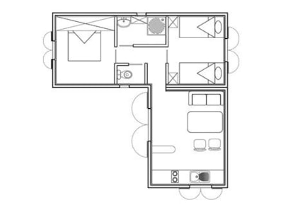 House-Chalet 35m² - 4 pers — 8