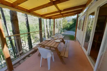 Mietunterkunft - Super Cordelia Mobilheim 32M² - 3 Zimmer - Camping de la Cascade