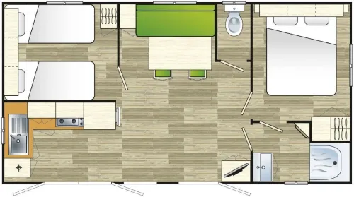 Super Riviera Mobil-Home 28M²