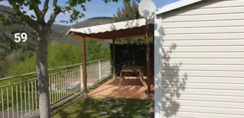 Mietunterkunft - Super Riviera Mobilheim 28M² - - Camping de la Cascade