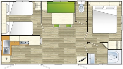 Mobile home Riviera - 4/5p — 6