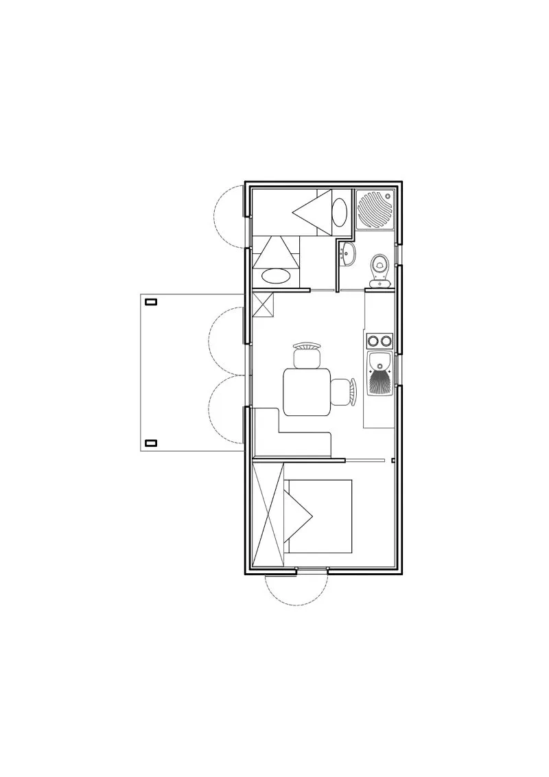 Maison-Chalet 30-35M² - N°208 4 Pers.