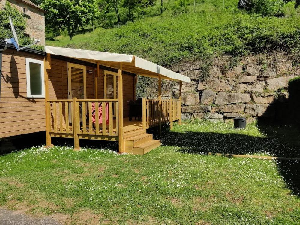 Location - Mobil-Home Nest Climatisé - Camping de la Cascade