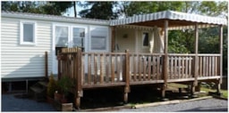 Huuraccommodatie(s) - Mobil-Home Nautil Home - 37 M² -  2 Kamers + Dressing (2014) - Camping Le Trèfle à 4 Feuilles