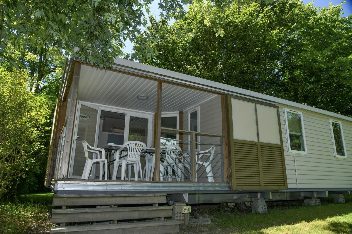 Location - Mobil-Home Soléo 33M², 3 Chambres (2011) - Camping Le Trefle à 4 Feuilles