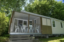 Accommodation - Mobil-Home Soléo 33M², 3 Bedrooms (2011) - Camping Le Trèfle à 4 Feuilles