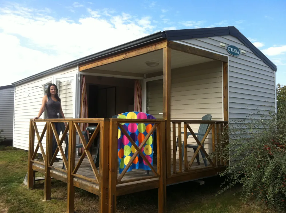 Huuraccommodatie(s) - Stacaravan O'hara Confort 28 M² 2 Slaapkamers (2008) - Camping Le Trèfle à 4 Feuilles