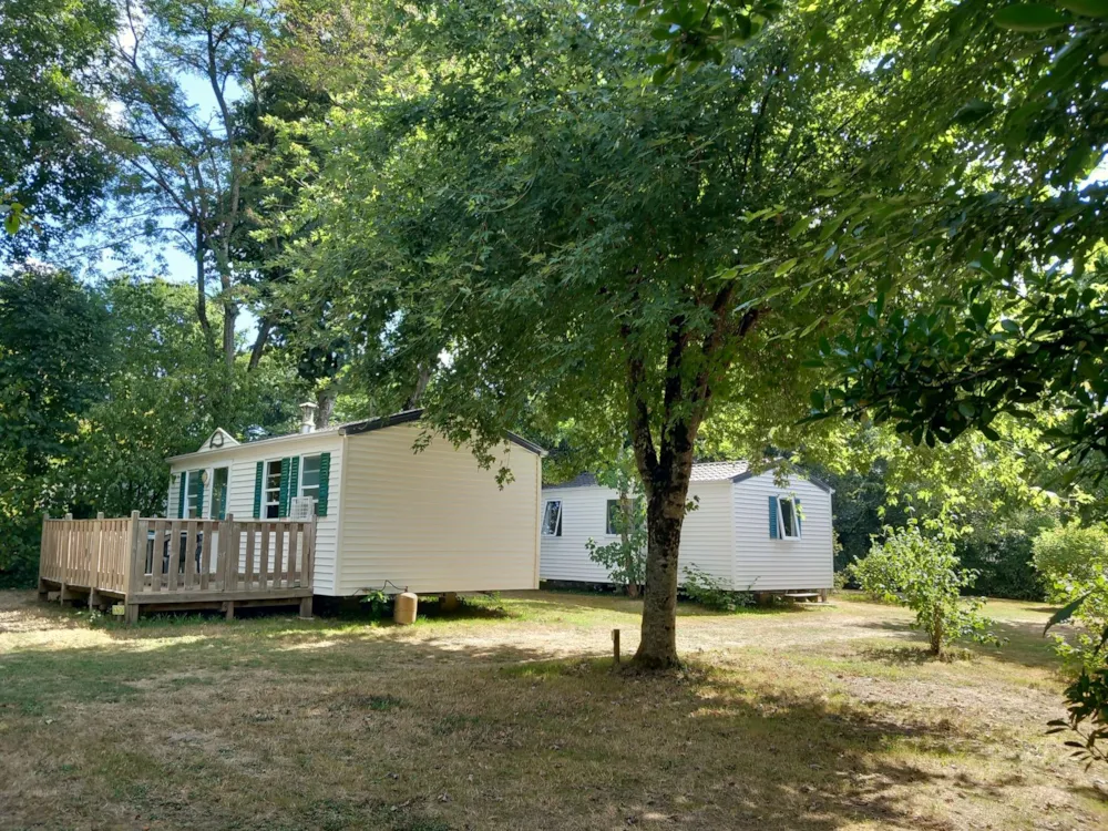 Location - Mobil-Home 2Ch. Eco 28M² (2001) - Camping Le Trèfle à 4 Feuilles