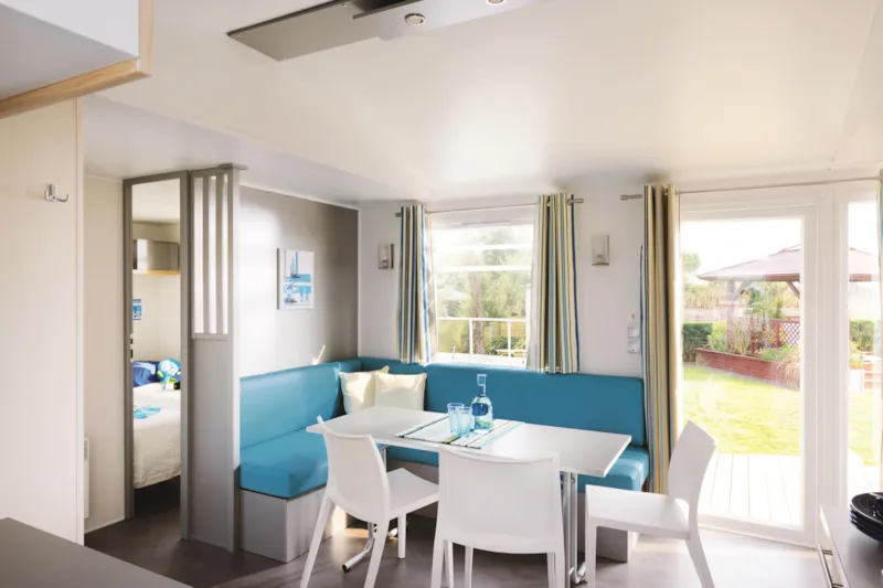 Mobil Home Standard 31M² (3 Chambres) + Tv + Terrasse Intégrée Couverte De 9M²