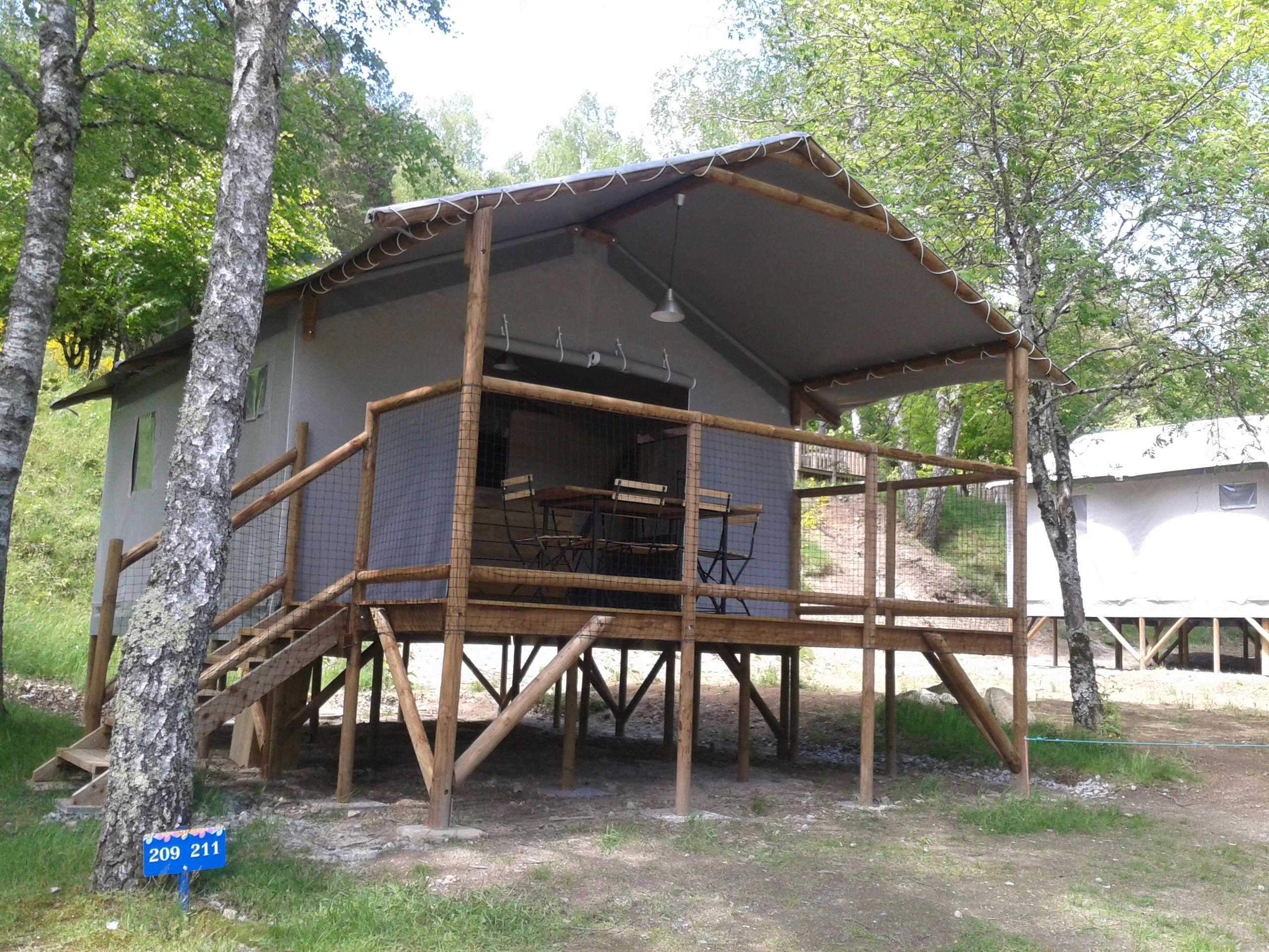 Accommodation - Cabane Lodge Sur Pilotis Standard 34M² (2 Bedrooms) With Sheltered Terrace 11M² - Flower Camping La Plage