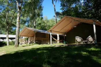 Mietunterkunft - Freeflower Standard 37M² (2 Zimmer) - Überdachte Terrasse 13M² - Flower Camping La Plage