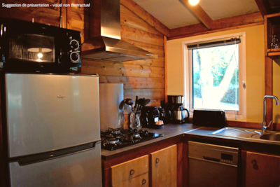 VIP Premium Lodge 34m² - lake view (2 rooms) + TV + sheets + towels + covered terrace 11m² — 4